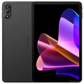 Blackview tablet with colorful back design on a white background