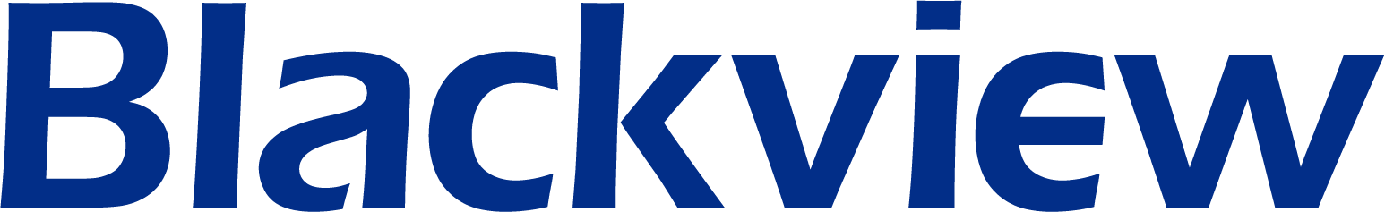 Blackview logo in blue color